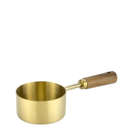 Метална сосиера с дръжка ф6xh3,2см 80мл GOLD (HC-931517) (242851) - Horecano