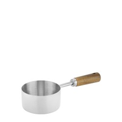 Метална сосиера с дръжка ф5,5xh3см 60мл CHROME (HC-931519) (242853) - Horecano