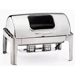 Иноксово Бен Мари с прозрачен капак  GN 1/1 45х64х43см HORECANO-(0193554)