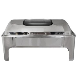 Иноксово Бен Мари с прозрачен капак 56,5х43х29см HORECANO-(0193553-2)