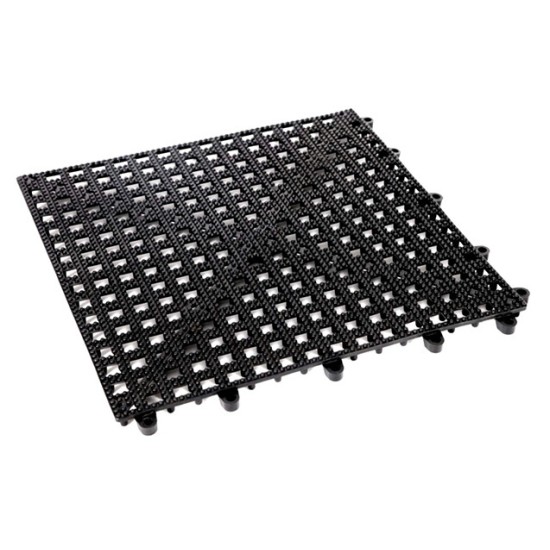 Бар мат/антислип подложка с клик система черен 32x32xh1.5см (JD-BMN) - Horecano 