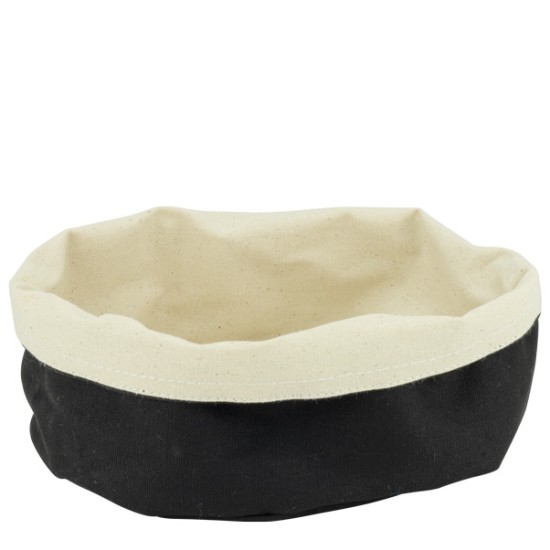 Текстилен панер овален BLACK-LATTE 25x18xh12см (AS-04B) - Horecano