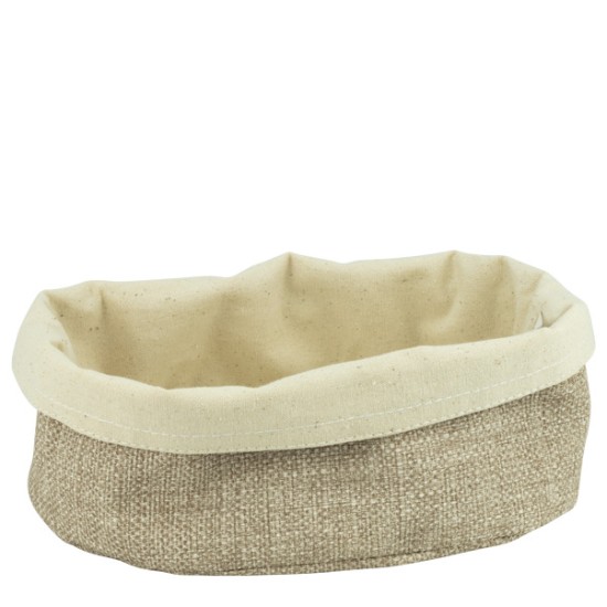 Текстилен панер овален BEIGE 25x18xh12см (PB004) - Horecano