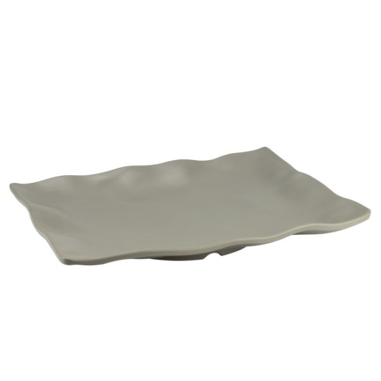 Меламиново плато правоъгълно 36x27,5см GRAY (112114WG) - Horecano