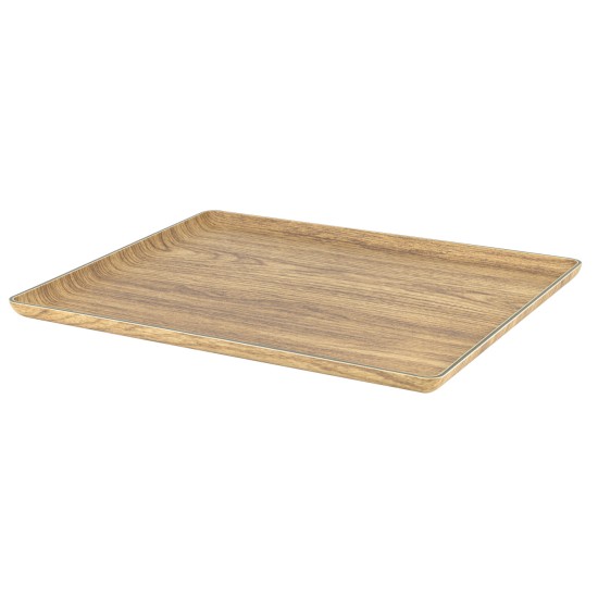 Правоъгълно плато, GN1/2, 26,5x32,5xh1,5см, полистирен, WILLOW BUFFET-(10324-CW) - Еvelin