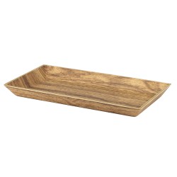 Правоъгълно плато, 14x27xh2,5см, полистирен, WILLOW BUFFET-( 10319-CW) - Еvelin