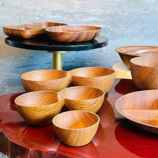 Плато за комплименти, трисекционно, 29,3x10xh5,5см, полистирен, WILLOW BUFFET-(10328-CW) - Еvelin