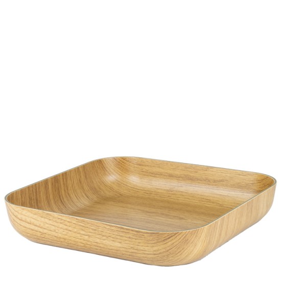 Купа за салата, квадратна ,28,5x28,5xh5,2см, 3л, полистирен, WILLOW BUFFET-(10301-CW) - Еvelin