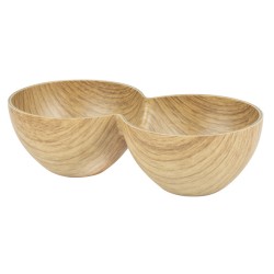 Плато за комплименти, двусекционно, 19,8x10xh5,5см, полистирен, WILLOW BUFFET-(10165-CW) - Еvelin
