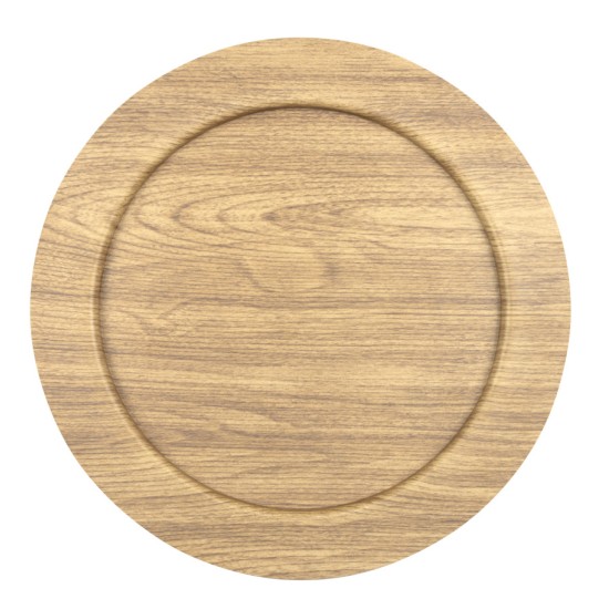 Подложна чиния, ф32,5xh1,2см, полистирен, WILLOW BUFFET-(10169-CW) - Еvelin