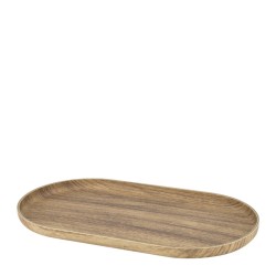 Плато, овално, 29x16xh1,5см, полистирен, WILLOW BUFFET-(10385-CW) - Еvelin
