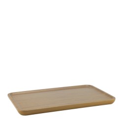 Меламиново плато с декор дърво 36x24xhсм за стойка BASICS 2 нива 33,2x25,2xh23см CELLO-(414409HG111) - Horeano