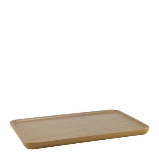 Меламиново плато с декор дърво 36x24xhсм за стойка BASICS 2 нива 33,2x25,2xh23см CELLO-(414409HG111) - Horeano