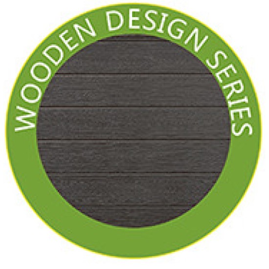 Пейка 140x28,5xh42см PLASTIC WOOD кафява TB-(SBK-140) - Horecano