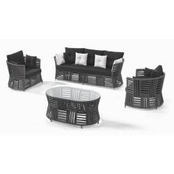 Градински сет LUCCA антрацит OUTDOOR-(NT024-N1009) - Horecano