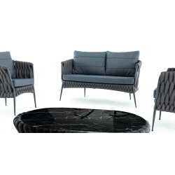 Градински сет LARA антрацит OUTDOOR - Horecano