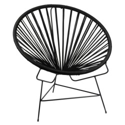 Кресло PAIA 80x80xh85см черно OUTDOOR-(NT032-N1010) - Horecano