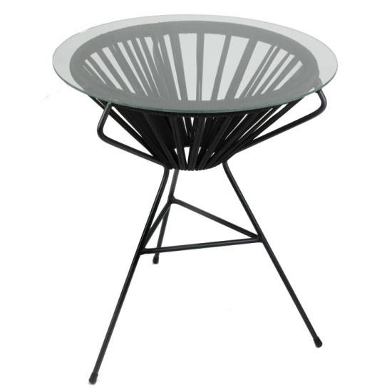 Маса PAIA ф50h55см черна OUTDOOR-(NT031-N1010) - Horecano