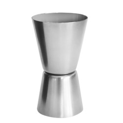 Иноксова мярка за алкохол двустранна 20/30мл. малка (джигър) CN-(5400) - Horecano
