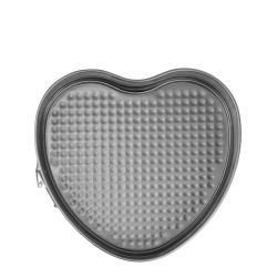 Метална форма за блат СЪРЦЕ с подвижно дъно 20x22xh7см BAKERY-(HC-981190) - Horecano