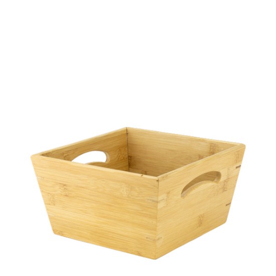 Бамбукова квадратна купа 24x24xh12см  HORECANO-FAIA-(HC-981503) 