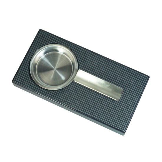 Пепелник за пури Carbon Fiber 20x10xh2,5см (HC-981562) (SH-1159CA) - Horecano