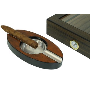 Пепелник за пури 20x10xh2,5см (HC-981563) (SH-1077Burl) - Horecano