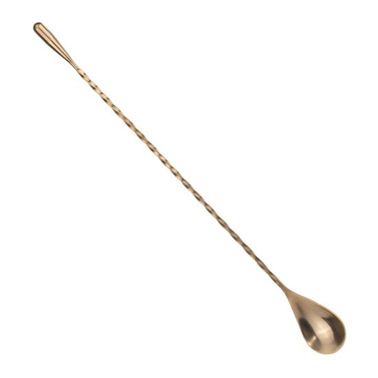 Иноксова лъжица за коктейли 30см COPPER BARWARE-(232128) - Horecano