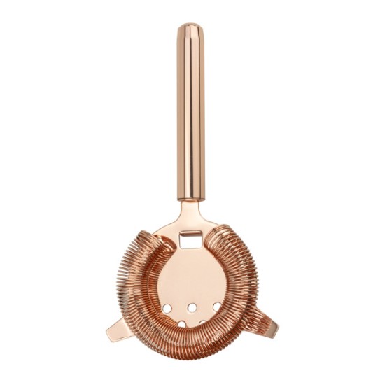 Иноксова барова цедка BOSTON ф8,5x19см COPPER BARWARE-(232125) - Horecano