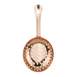 Иноксова барова цедка перфорирана ф7x16см COPPER BARWARE-(232126) - Horecano