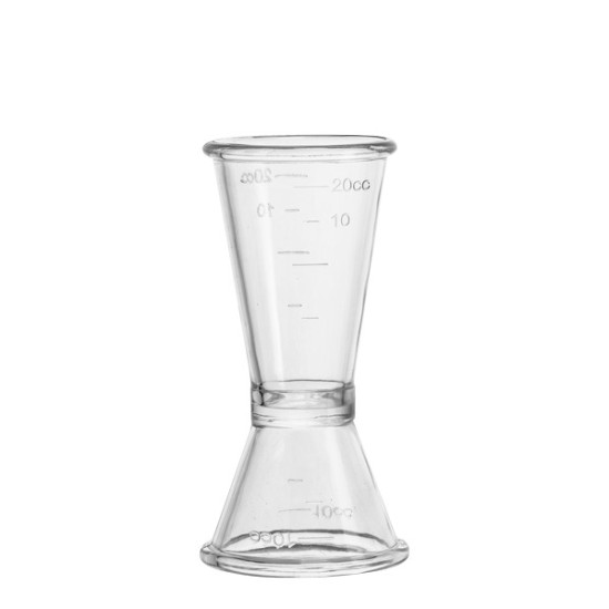 Акрилна мярка за алкохол двустранна 10/20мл джигър BARWARE-(231985) - Horecano