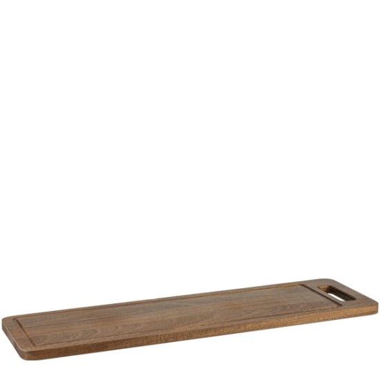 Дървена дъска за презентация махагон 58x17xh1,5см (232045-2) (HC-981731) - Horecano