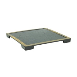 Меламиново плато квадратно 33x33xh2см METEOR-(232078) - Horecano
