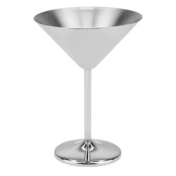 Иноксова чаша за мартини 250мл ф12xh16см SILVER (HC-981858) (232164-1) - Horecano