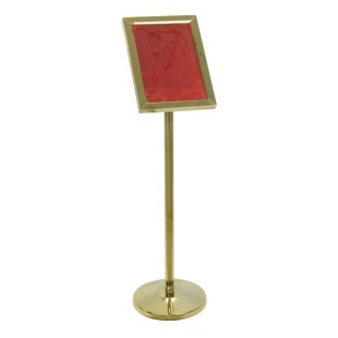 Информационна табела GOLD 40x30xh120см (HC-981866) (232171-1) - Horecano