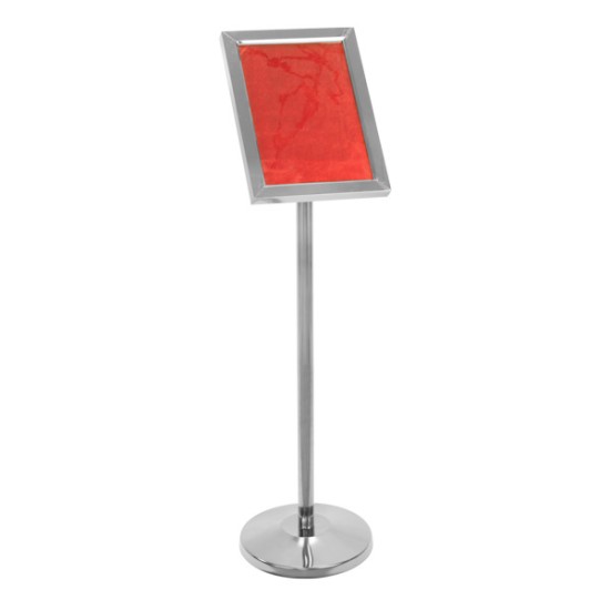 Информационна табела SILVER 40x30xh120см (HC-981867) (232171-2) - Horecano