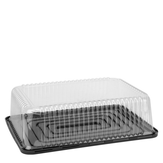 Пластмасова кутия за торта за еднократна употреба 38x28,8xh11,5см BAKERY-(HC-981893) (232202) - Horecano