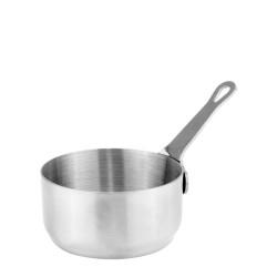 Метална сосиера с дръжка ф7xh3,2см 125мл хром CHARM-(HC-981945) - Horecano