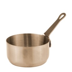Метална сосиера с дръжка ф5,4xh2,8см 60мл мед CHARM-(HC-981949) - Horecano