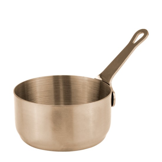Метална сосиера с дръжка ф6,2xh3см 80мл мед CHARM-(HC-981950) - Horecano
