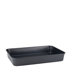 Метална форма за блат / тава правоъгълна 40x27xh6см HOME-(HH-982077)(253313) - Horecano