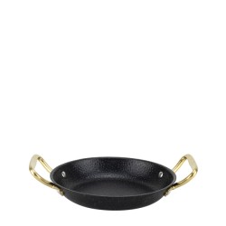 Метална шола с дръжки ф22xh4см CHARM BLACK-(HC-982127) - Horecano