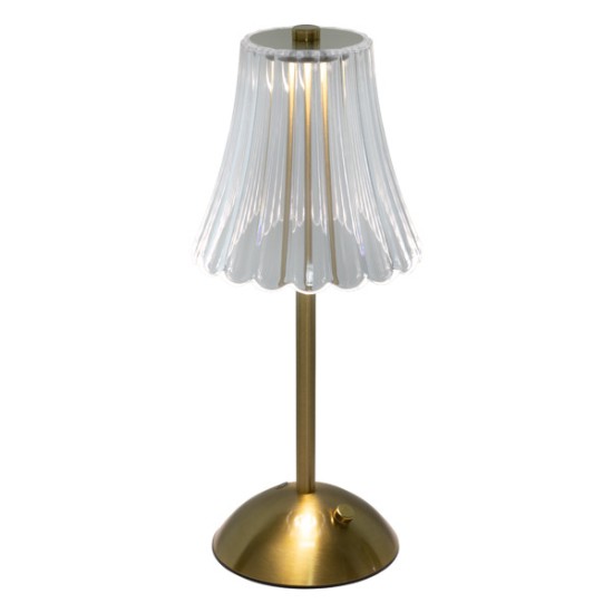 LED лампа за маса ф13xh30см GOLD (HC-982186) (253364) - Horecano