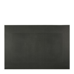 Подложка за хранене с кант черна 45x30см PVC (HC-98220) 243023-2 - Horecano