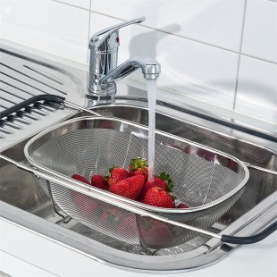 Иноксов гевгир правоъгълен разтегателен 34x23.5см (9936) - Horecano