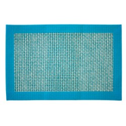 Подложка за сервиране, текстил с кант 30x45см. синя CN-(5510-2) - Horecano