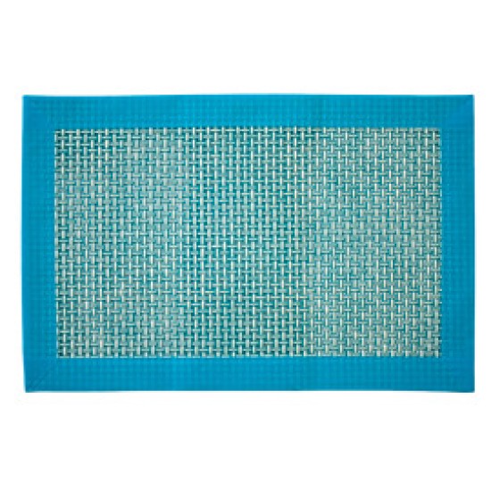 Подложка за сервиране, текстил с кант 30x45см. синя CN-(5510-2) - Horecano