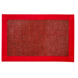 Подложка за сервиране, текстил с кант 30x45см. червена CN-(5510-3) - Horecano