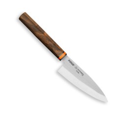 Нож за кълцане от неръждаема стомана с дървена дръжка Deba 15см PIRGE-TITAN EAST-(12108)