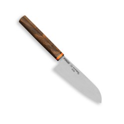 Нож от неръждаема стомана с дървена дръжка Santoku 16см PIRGE-TITAN EAST-(12105)